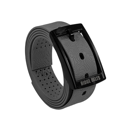 Lightweight Ridge Belt gray embossed strap with black buckle Ridge Belts on Tampa Home & Garden Store