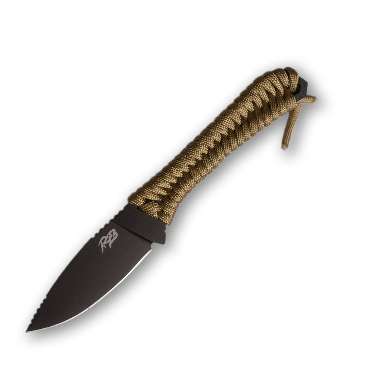 Ultralight Ridge Blade knife by Ridge Belts with tan paracord-wrapped handle on Tampa Home & Garden Store