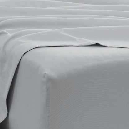 Juego de sábanas King de microfibra de poliéster de 6 piezas gris resistente a las arrugas
