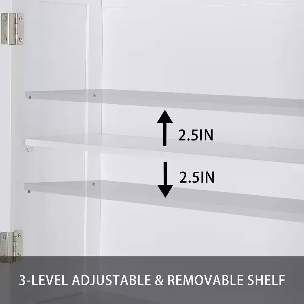 Mueble de baño sobre el inodoro con estantería en acabado de madera gris