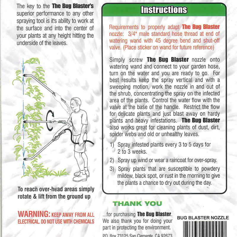 Bug Blaster Nozzle | Anti Bug Blaster Spray Nozzle