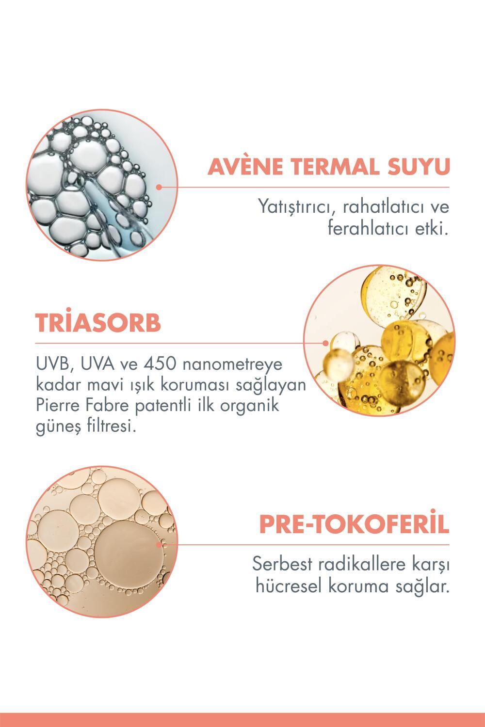 Sunscreen cream: fragrance-free SPF50+ Avène; Avène Thermal Water, Triasorb, pre-tokoferil on Tampa Home & Garden Store