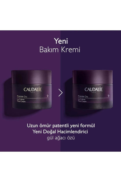 Caudalie Premier Cru The Rich Cream 2025 face cream, purple jars, antiaging skincare on Tampa Home & Garden Store