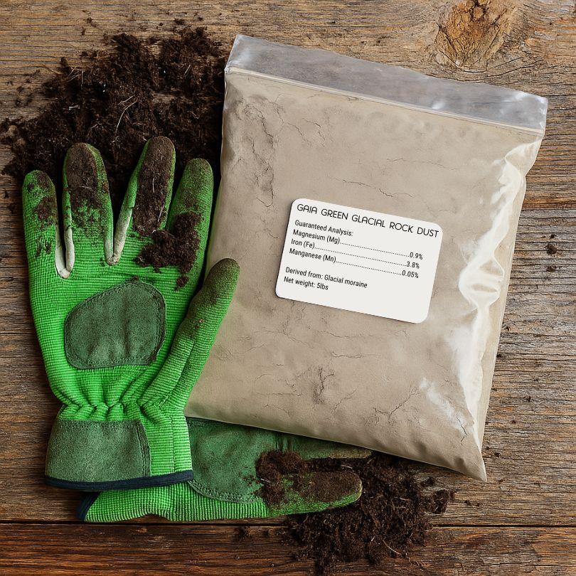 Gaia Green Glacial Rock Dust (5 lb bag) - Tampa Home & Garden Store
