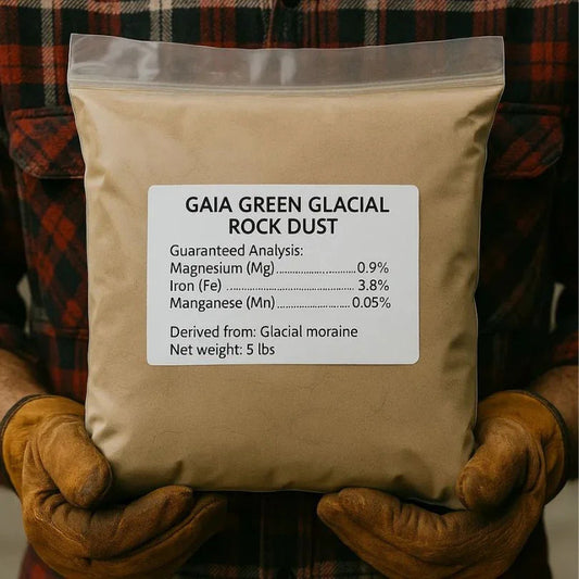 Gaia Green Glacial Rock Dust (5 lb bag) - Tampa Home & Garden Store