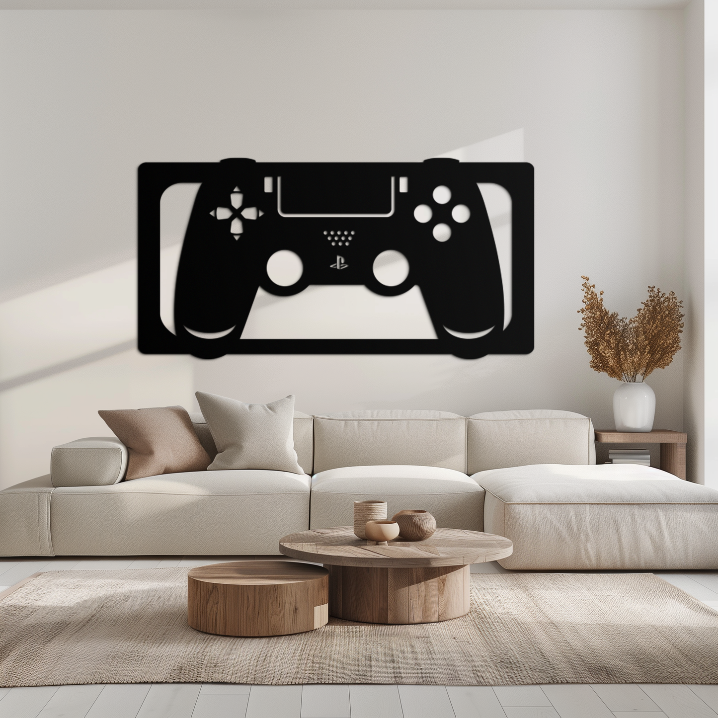 Gamer Controller Metal Wall Art - Modern Gaming Room Decor - KAF144 - Tampa Home & Garden Store