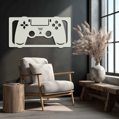 Gamer Controller Metal Wall Art - Modern Gaming Room Decor - KAF144 - Tampa Home & Garden Store