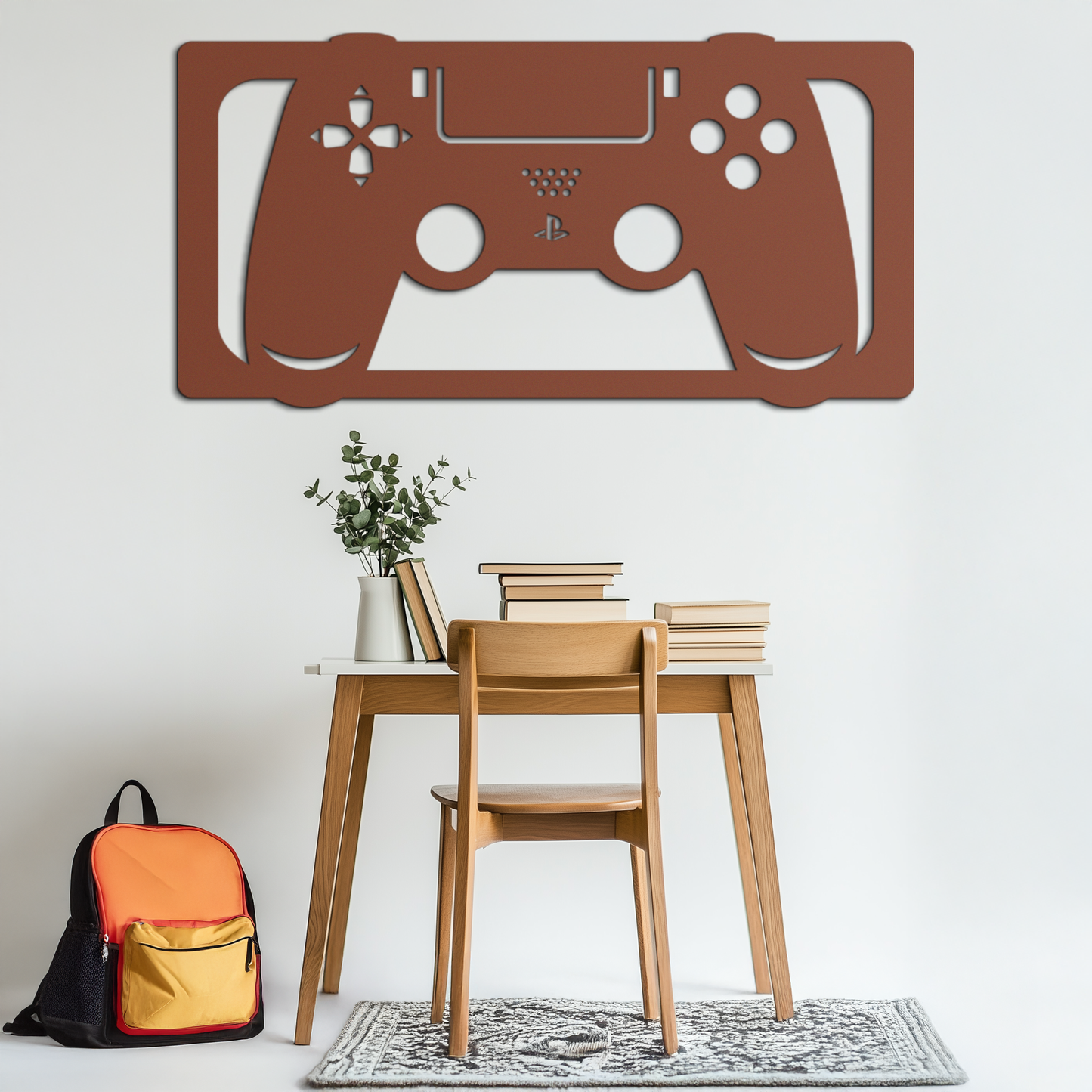 Gamer Controller Metal Wall Art - Modern Gaming Room Decor - KAF144 - Tampa Home & Garden Store