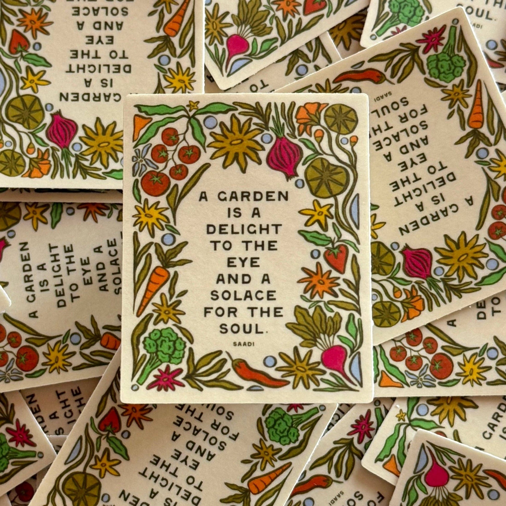 Garden Delight - Vinyl Sticker - Tampa Home & Garden Store