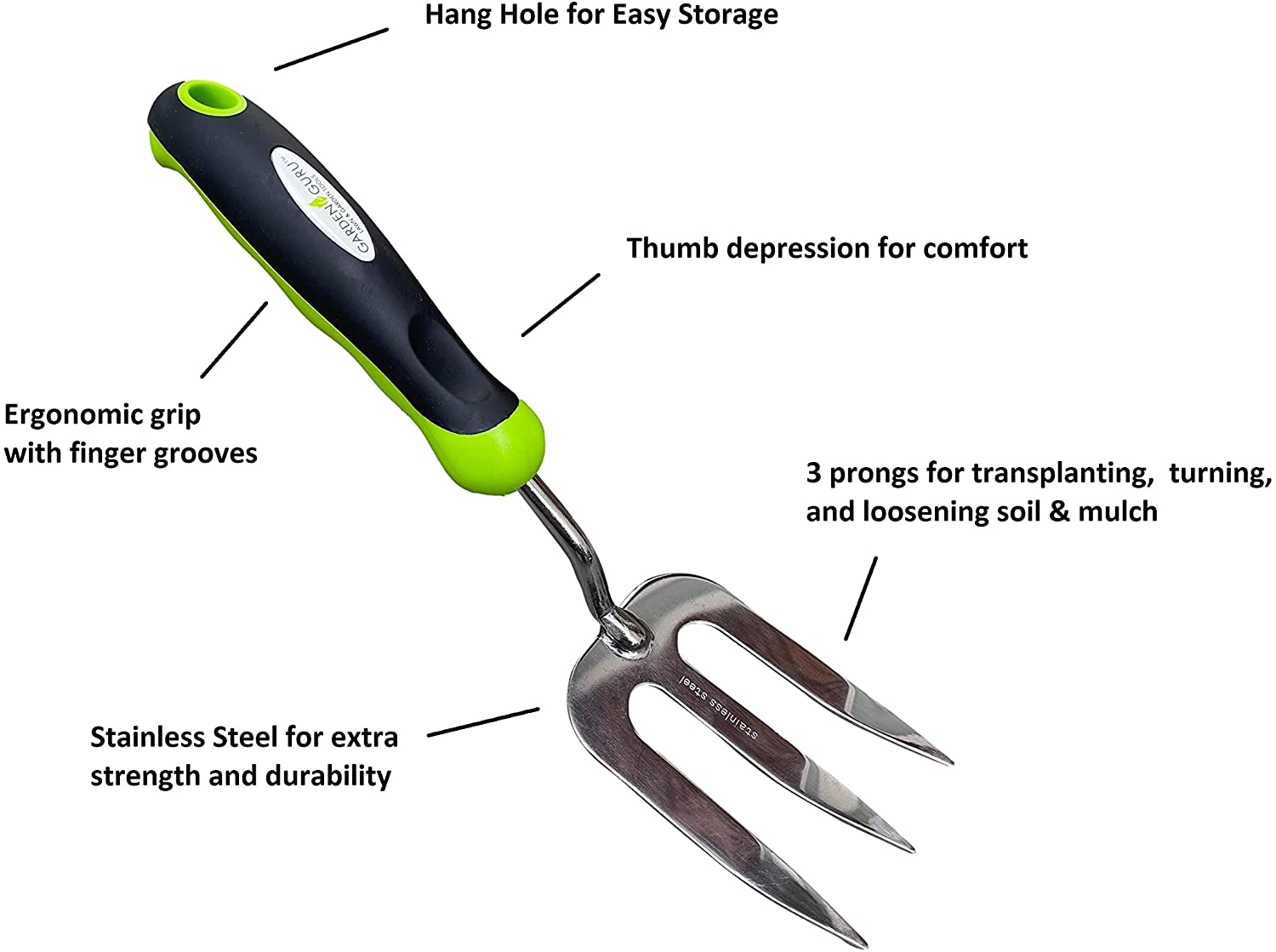 Garden Hand Fork Weeder Tool - Tampa Home & Garden Store