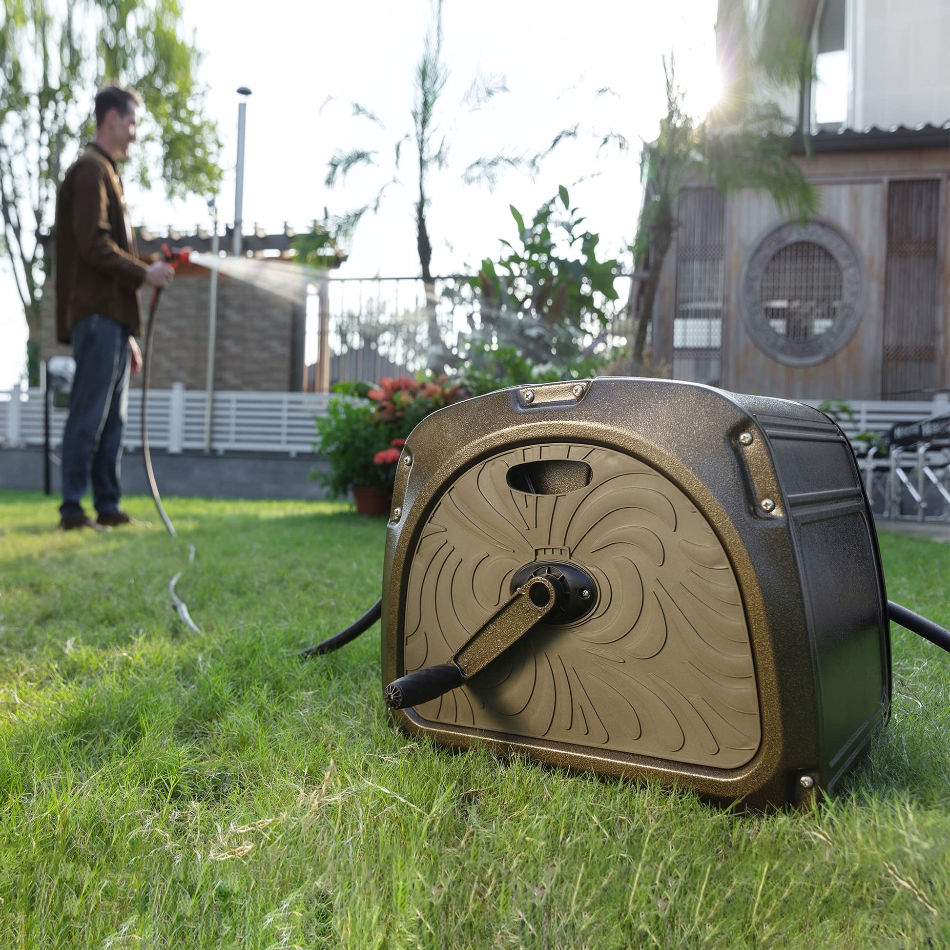 Garden Hose Reel Box-Heavy Duty - Tampa Home & Garden Store