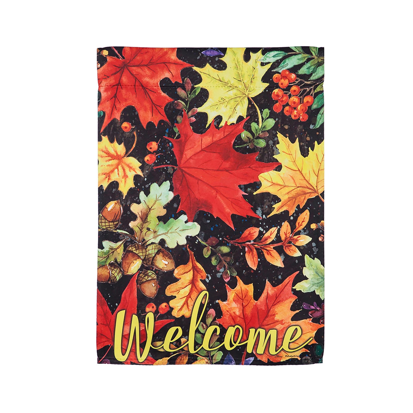 Garden Suede Flag, Colorful Fall Leaves - Tampa Home & Garden Store