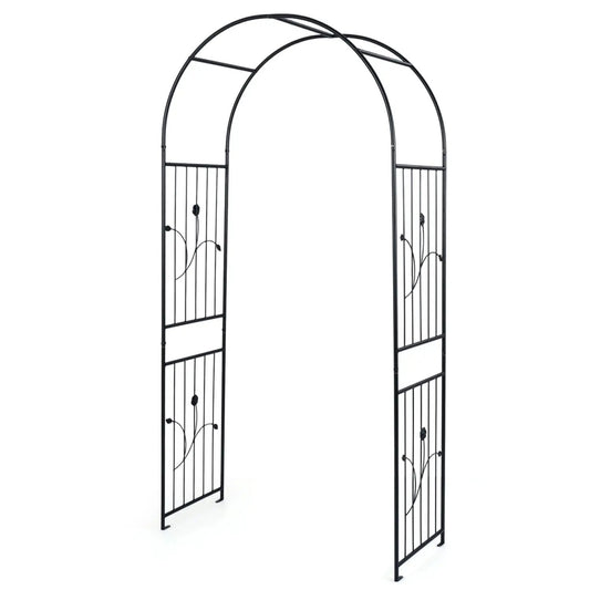 Garden Arch 87 Inch Tall Heavy Duty Metal Arbor