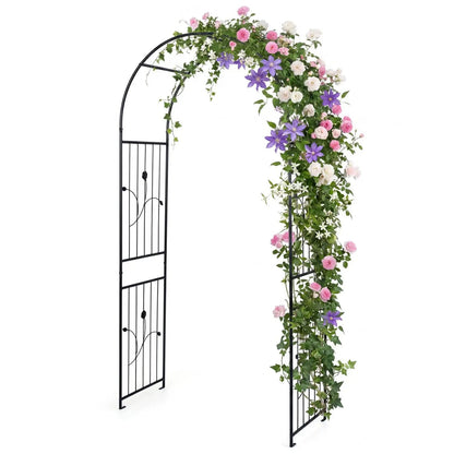 Garden Arch 87 Inch Tall Heavy Duty Metal Arbor