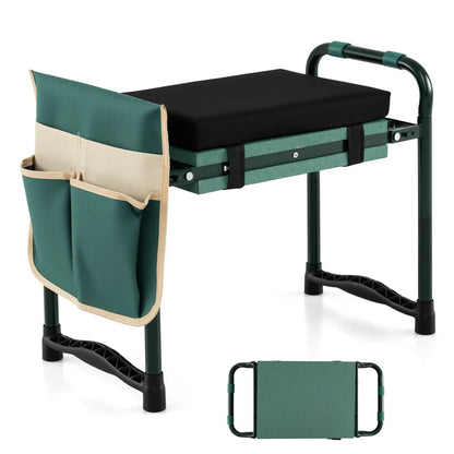 Garden Kneeler and Seat Foldable Stool with Foam