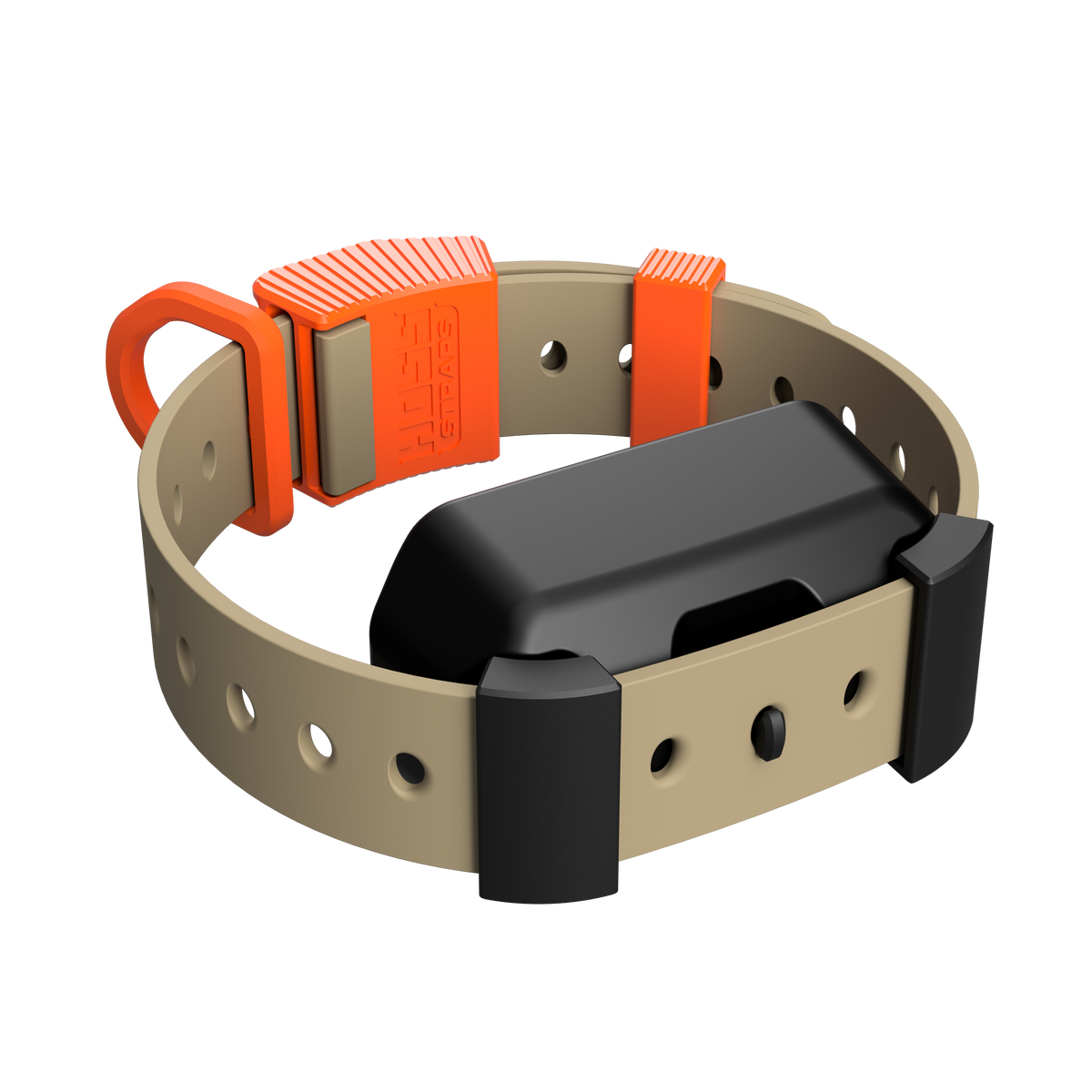 Training Collar Setup Hoss Straps tan strap two orange buckles on Tampa Home & Garden Store