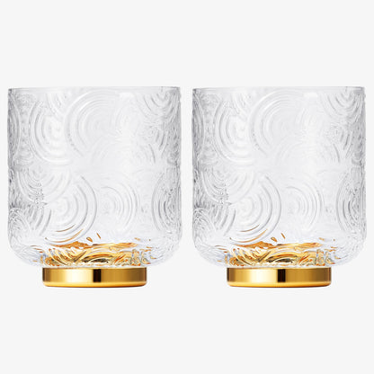 Metropolitan Lowball Glassware Set and Two Glasses