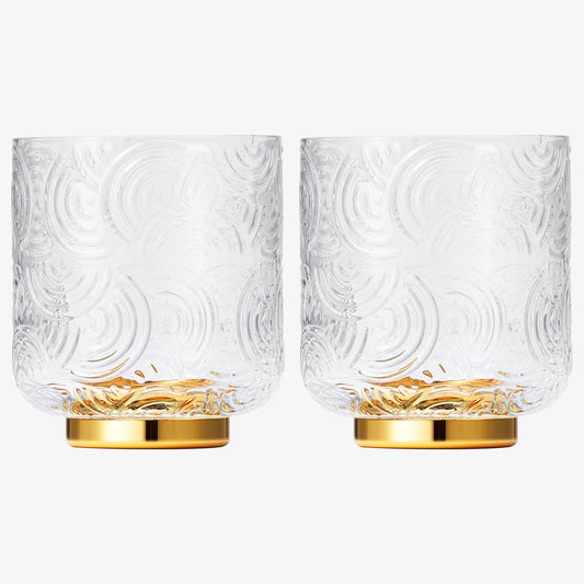 Metropolitan Lowball Glassware Set and Two Glasses