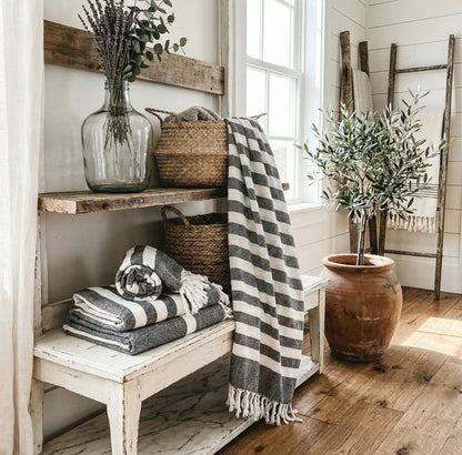 Bold Turkish Towel 180 GSM for Luxury Home Decor