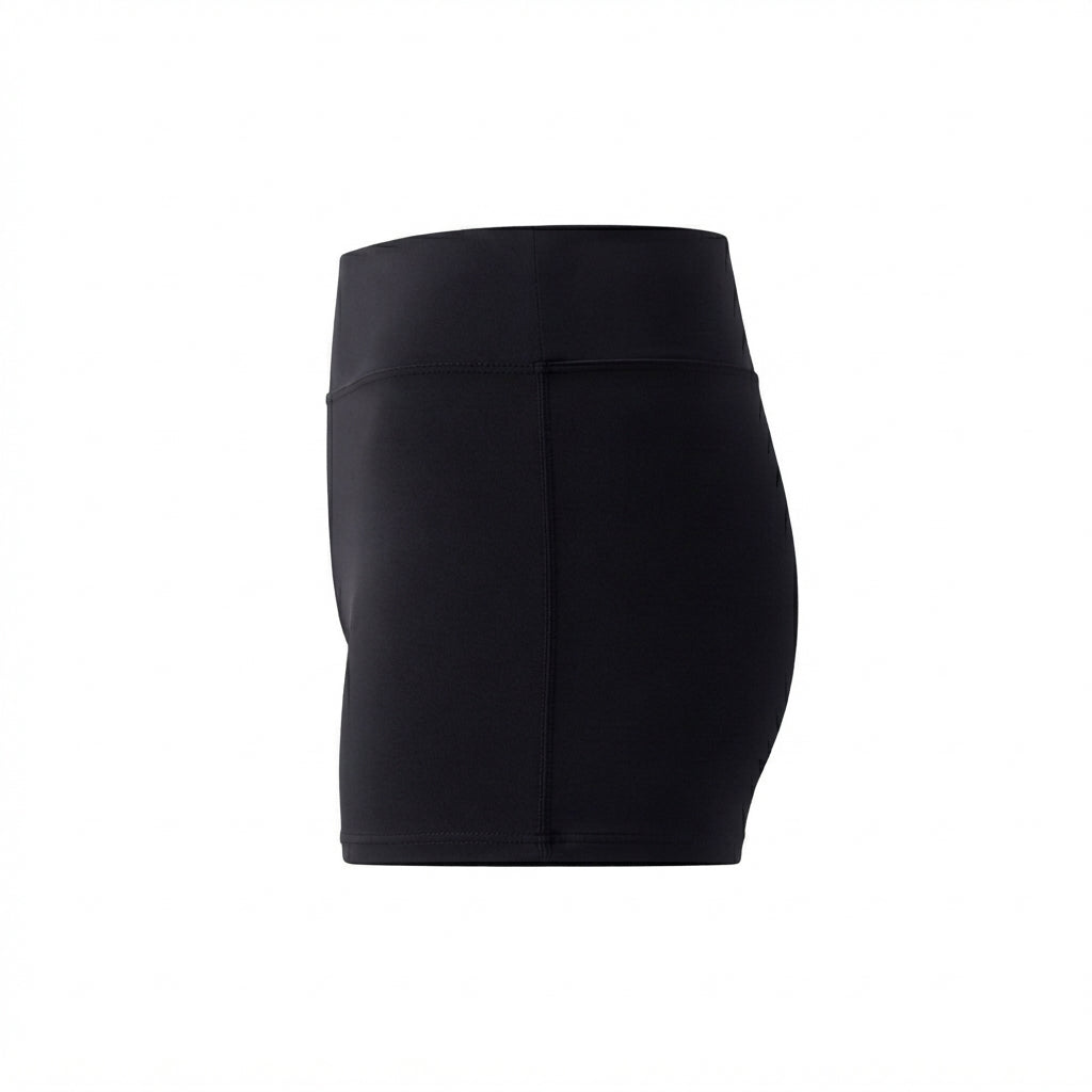 Boyshorts black organic cotton with high-rise waistband and seamless panels on Tampa Home & Garden Store
