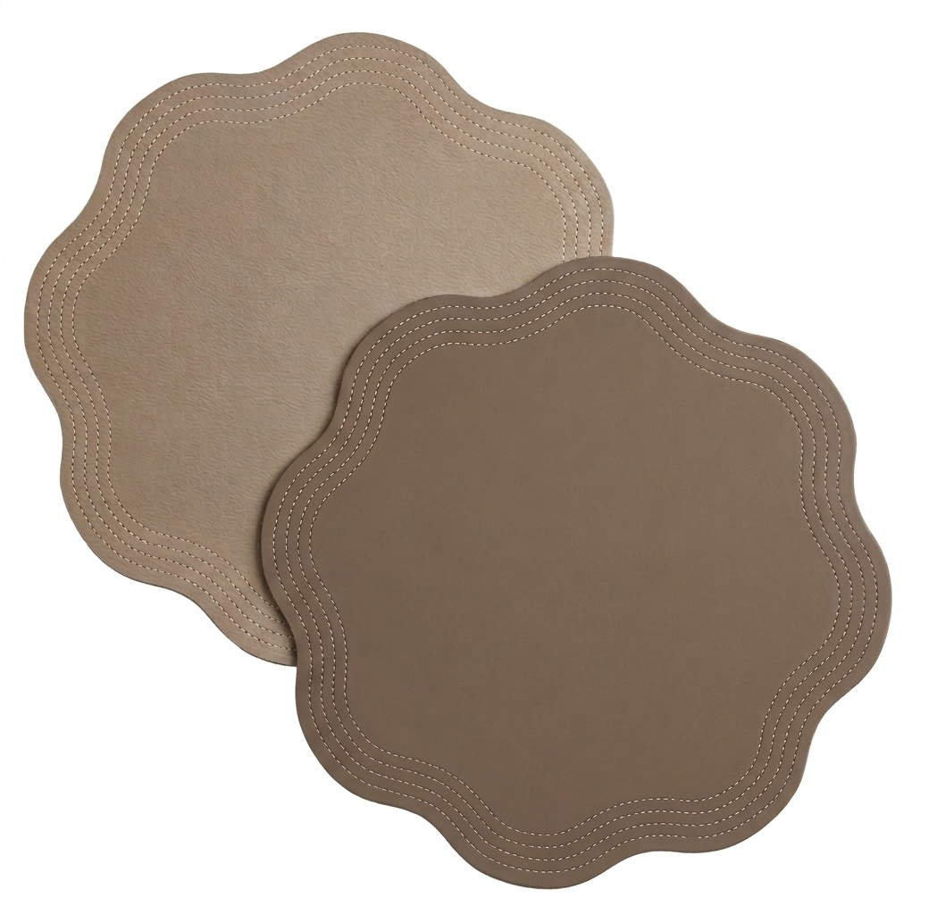Double Sided Faux Leather Placemat