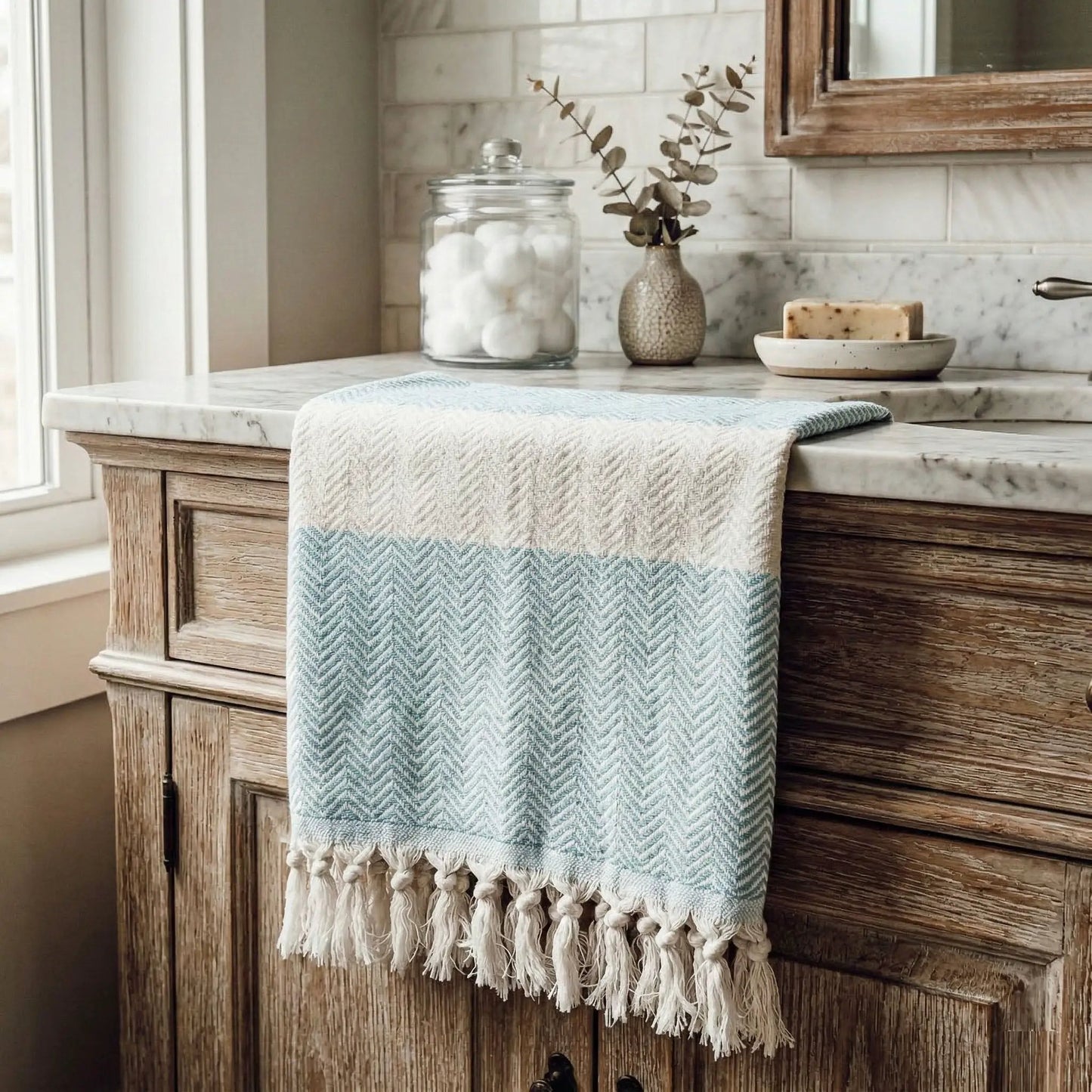 Chevron Towel 200 GSM Turkish Cotton Oversized