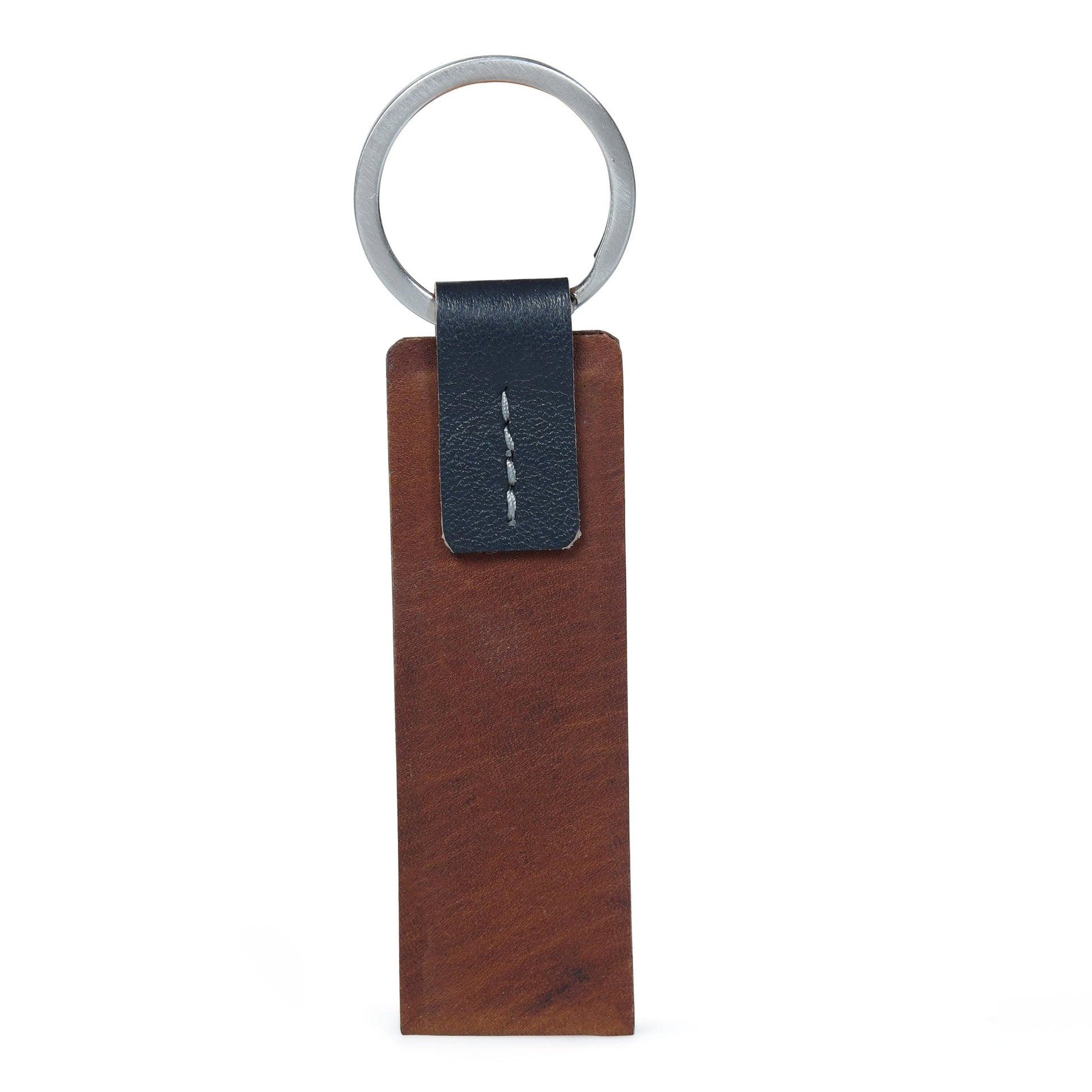 Genuine Leather & Metal Keychain - Tampa Home & Garden Store
