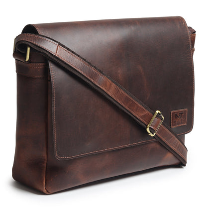 Genuine Sitka Leather Laptop Bag - Tampa Home & Garden Store
