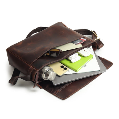 Genuine Sitka Leather Laptop Bag - Tampa Home & Garden Store