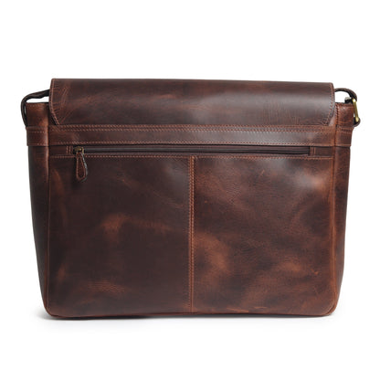 Genuine Sitka Leather Laptop Bag - Tampa Home & Garden Store