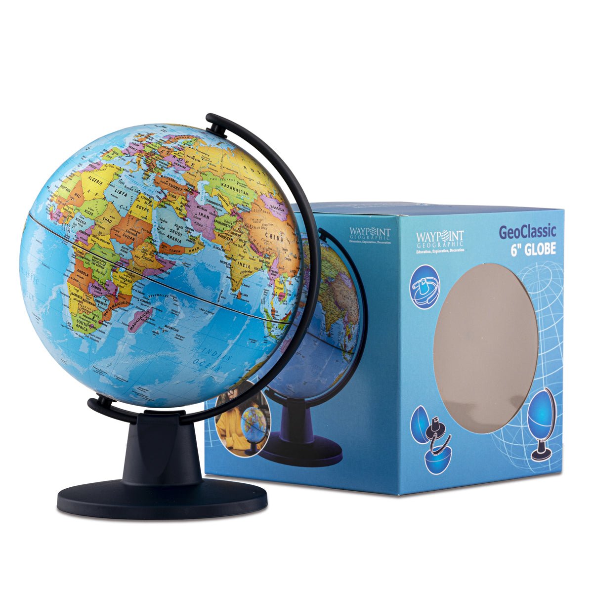 GeoClassic Globe (blue) - Tampa Home & Garden Store