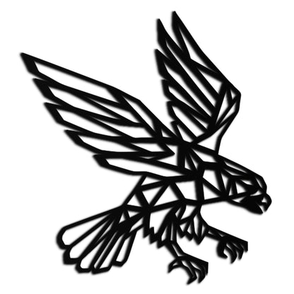 Geometric Eagle Metal Wall Art - Modern Steel Wall Decor - KAF042 - Tampa Home & Garden Store