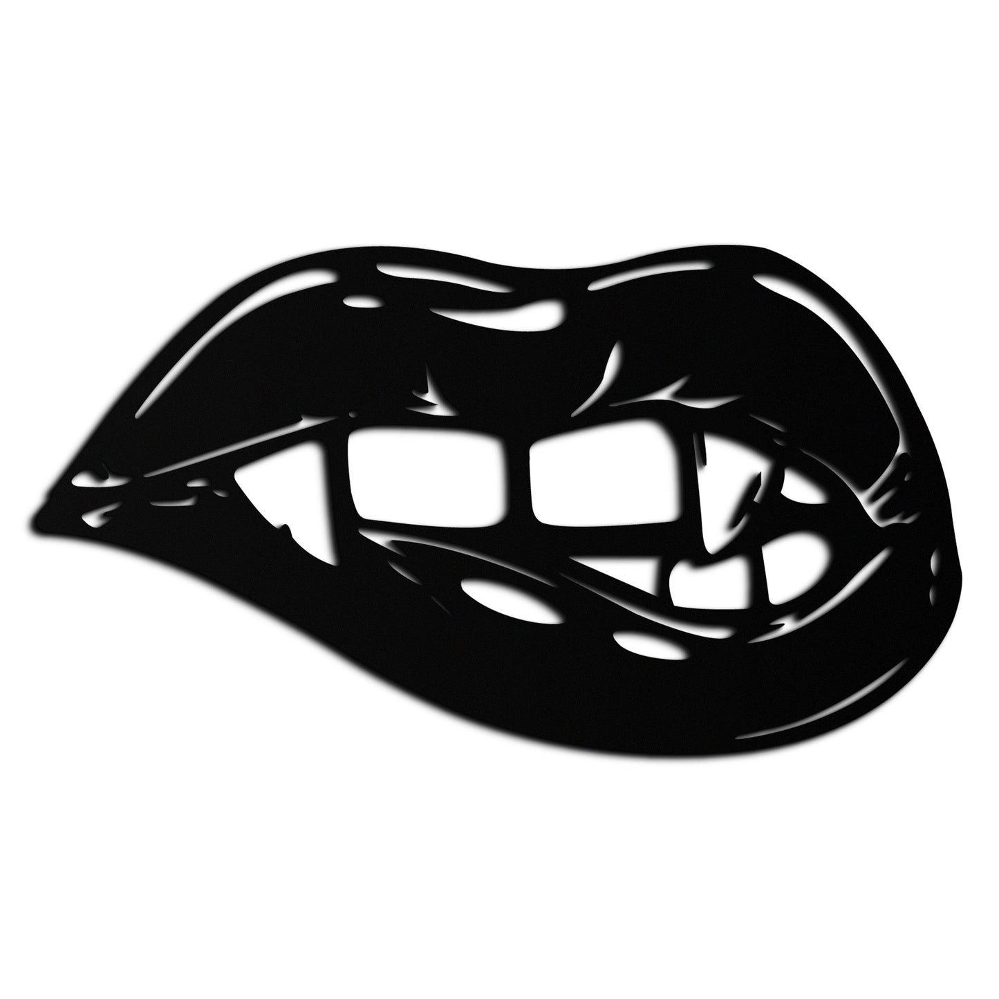 Geometric Lips Metal Wall Art - Bold & Modern Statement Piece- KAF186 - Tampa Home & Garden Store