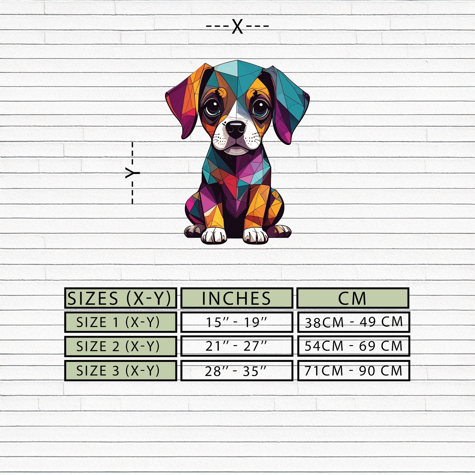 Geometric Puppy Metal Wall Art – Color Pop Dog Decor-KAFUVM039 - Tampa Home & Garden Store