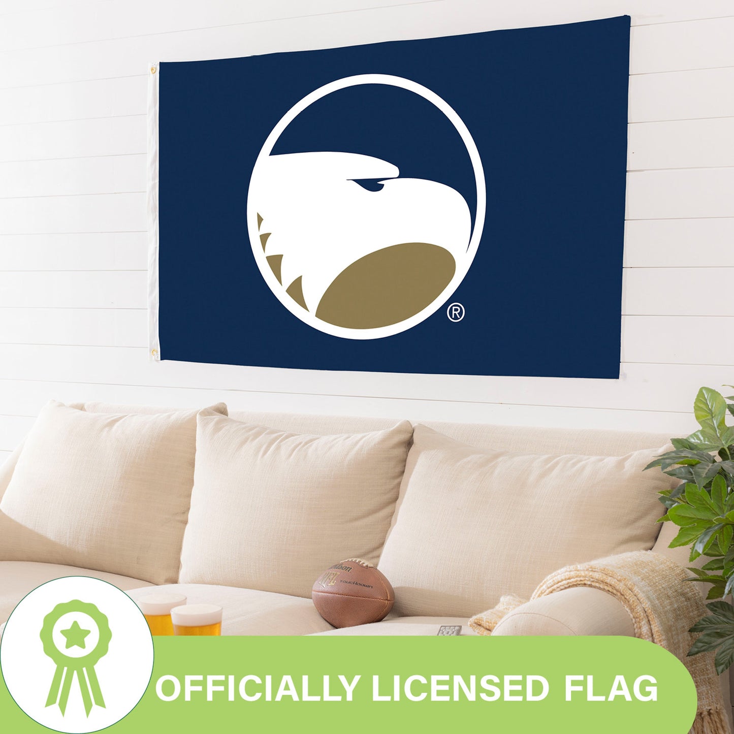Georgia Southern Single Sided Flag w/ 2 Grommets, 3'x5' - Tampa Home & Garden Store