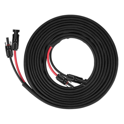 Geosiry 10AWG Solar Extension Cable – 30ft (1 Red + 1 Black) - Tampa Home & Garden Store
