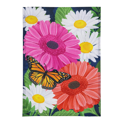 Gerbera Daisy Burlap Garden Flag - Tampa Home & Garden Store