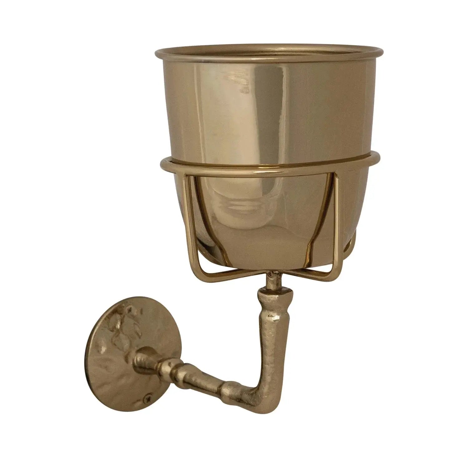 Gerdie Wall Vase Gold Finish - Set of 2 - Tampa Home & Garden Store