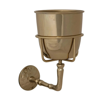 Gerdie Wall Vase Gold Finish - Set of 2 - Tampa Home & Garden Store