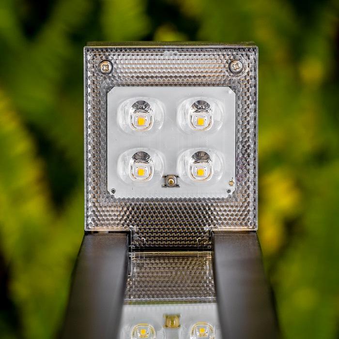 German Osram Pro-Line Bollard Solar Lights® | 100LM | Aluminum / Glass | 2-Pack - Tampa Home & Garden Store