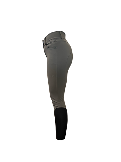 American Equus Performance Breeches Grey riding pants with contoured seam panels on Tampa Home & Garden Store