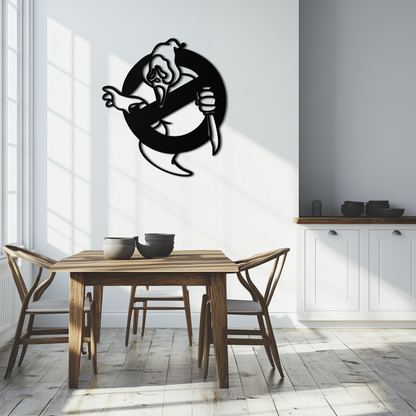 Ghost Scream Inspired Metal Wall Art – Horror Comedy Themed Home Decor Panel- KAF638 - Tampa Home & Garden Store