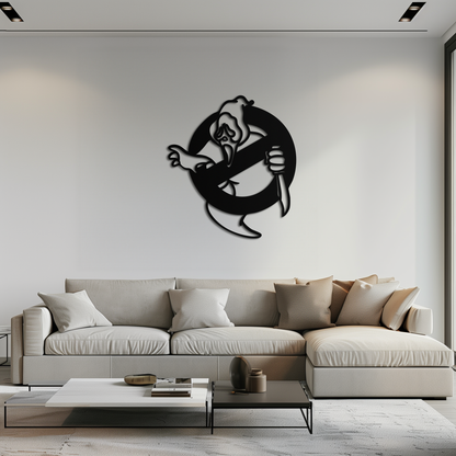 Ghost Scream Inspired Metal Wall Art – Horror Comedy Themed Home Decor Panel- KAF638 - Tampa Home & Garden Store