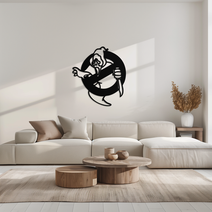Ghost Scream Inspired Metal Wall Art – Horror Comedy Themed Home Decor Panel- KAF638 - Tampa Home & Garden Store