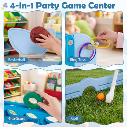 Giant Connect Four Set with Ring Toss Game