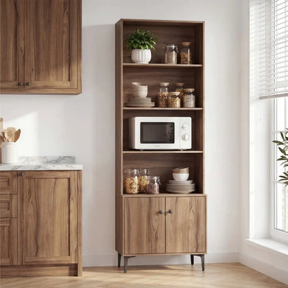 Bookshelf with Doors and 2 Anti Tipping Kits