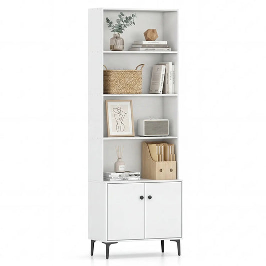 Bookshelf with Doors and 2 Anti Tipping Kits