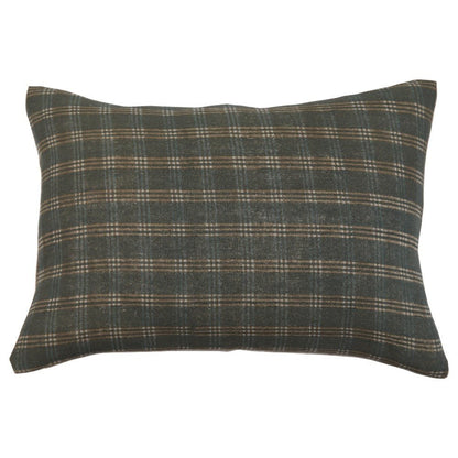Gina Linen Block Print Throw Pillow Cover, Sand - Tampa Home & Garden Store