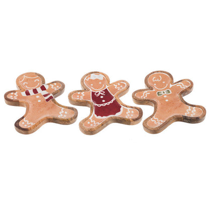 Gingerbread People Tidbit Tray - - Tampa Home & Garden Store