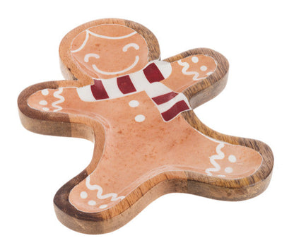 Gingerbread People Tidbit Tray - - Tampa Home & Garden Store